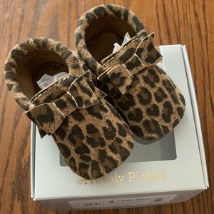 Freshly Picked Leopard Moccasins Sz 3